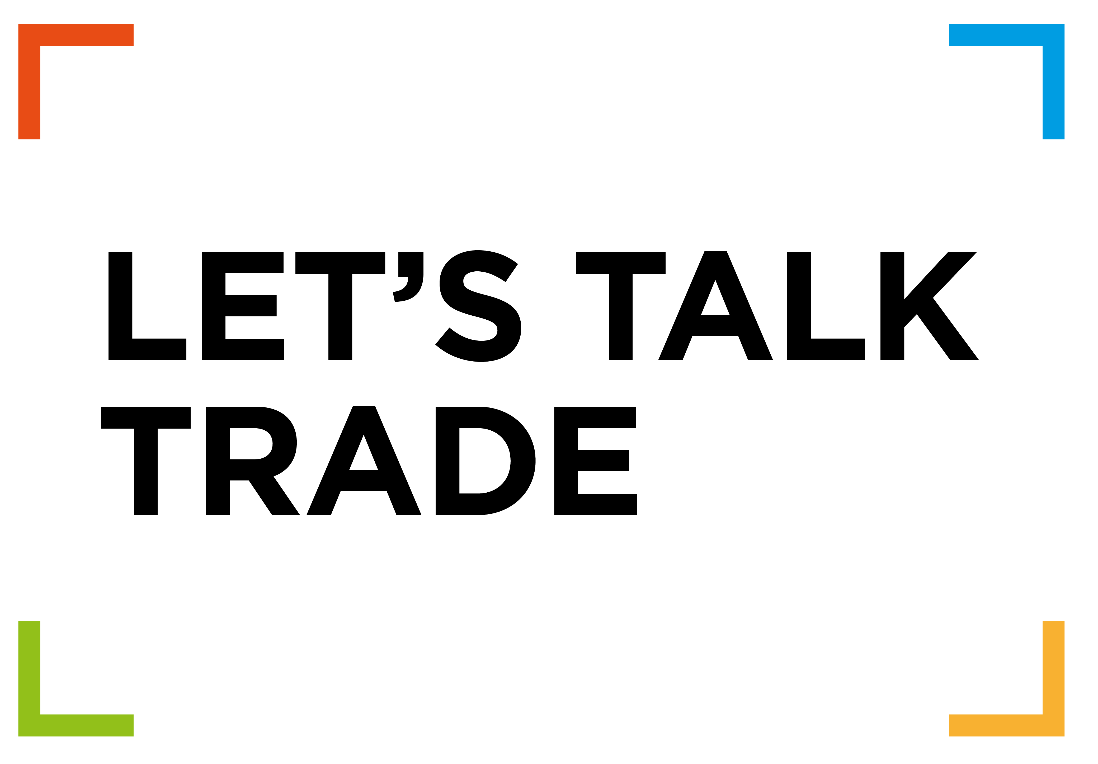 Let's talk trade Logo