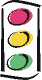 The boxes� colours are based on traffic lights